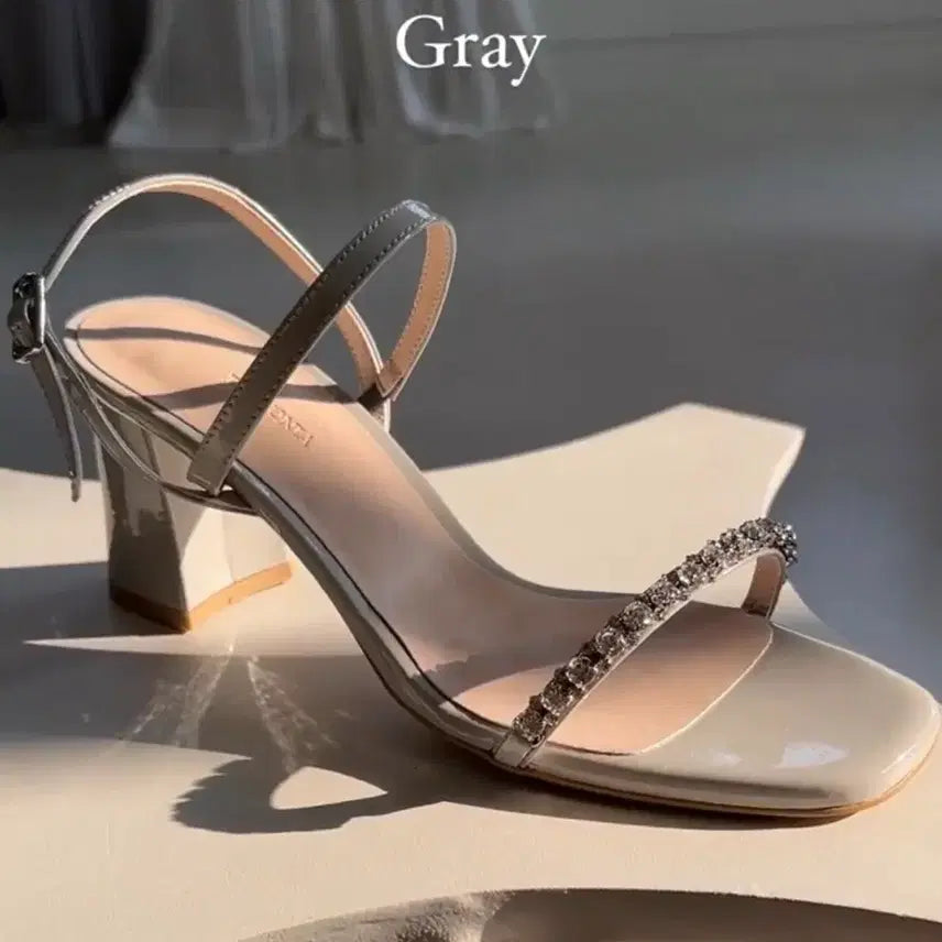 [BUNJANG] Theonia Ivvete Debussy Sandals - Stone Grey (240) / [새상품] 더요니아 이부베 드뷔시 샌들 240