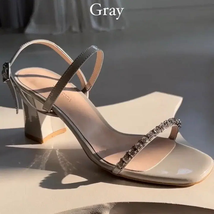 [BUNJANG] Theonia Ivvete Debussy Sandals - Stone Grey (240) / [새상품] 더요니아 이부베 드뷔시 샌들 240