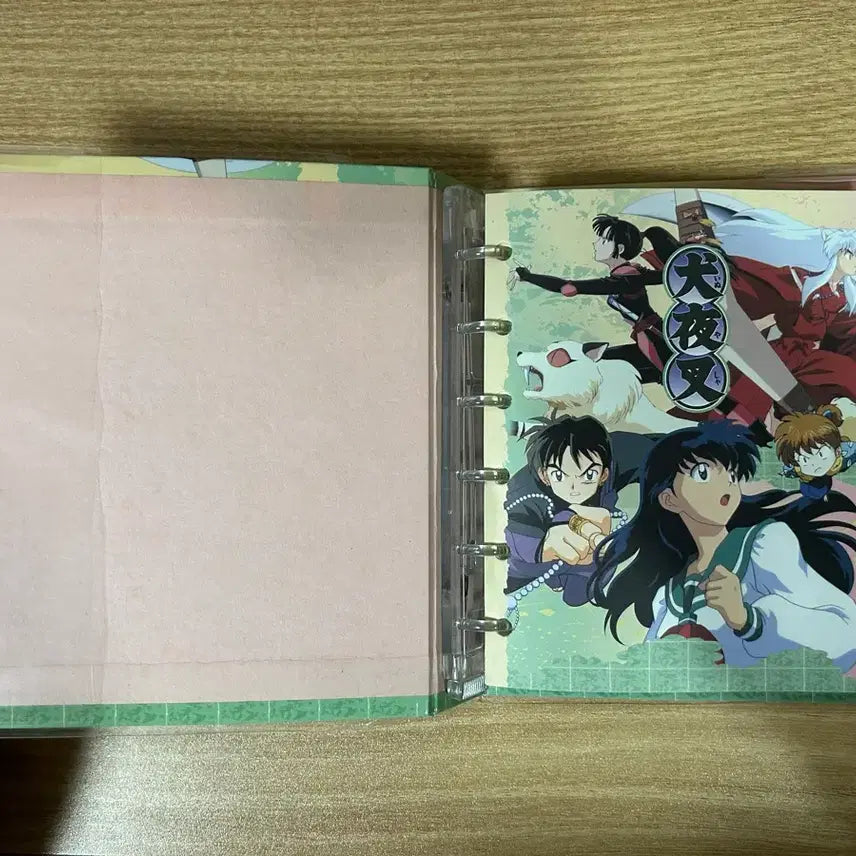 [BUNJANG] Inuyasha Classic Stationery Diary with Vinyl Cover / (주말 할인) 이누야샤 다이어리 고전 문구 [비닐 커버 있는 버전]