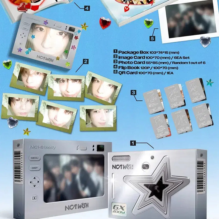 [BUNJANG] NCT WISH Steady Flipbook + Image Card Jaehee / 엔시티위시 스테디 플립북 + 이미지카드 재희