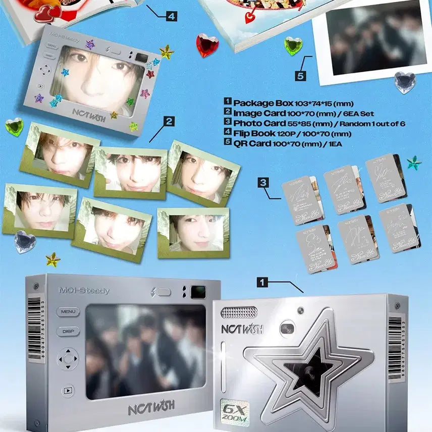[BUNJANG] NCT WISH Steady Flipbook + Image Card Jaehee / 엔시티위시 스테디 플립북 + 이미지카드 재희