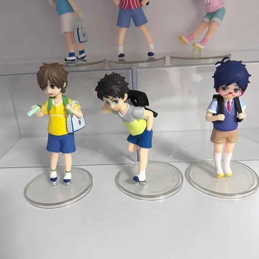 [BUNJANG] Free! Yontengo Figure Bundle Set - Makoto, Haruka, Rin, Sousuke, Rei, Nagisa / 일괄) free! 프리 욘텐고 하루카 마코토 린 소스케 나기사 피규어