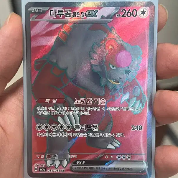 [SOLD OUT] 다투곰 붉은달 ex SR