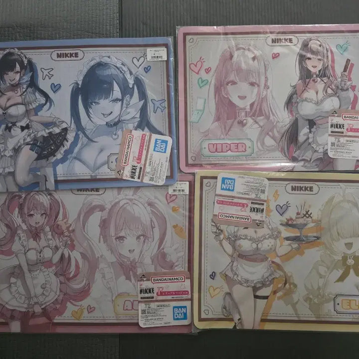 [BUNJANG] Nier: Automata Ichiban Kuji Prize F Set (4 Types, Sealed) / 니케 제일복권 쿠지 F상 4종 일괄(미개봉)