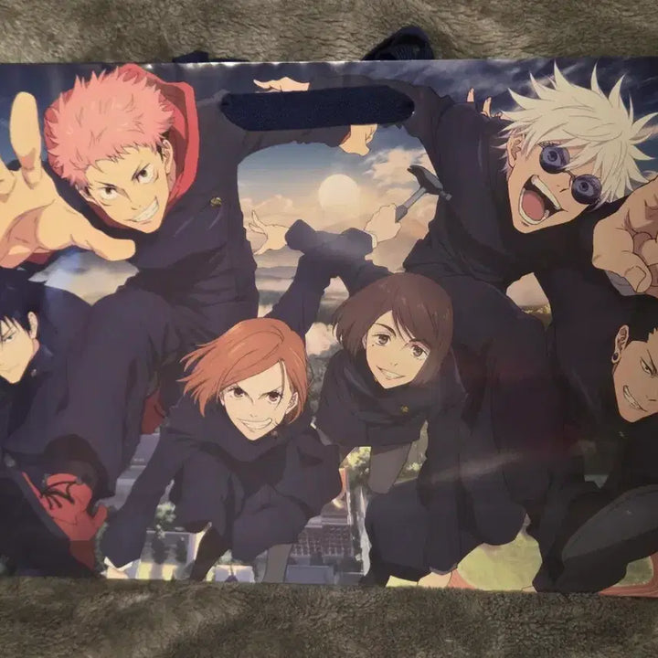 [BUNJANG] Jujutsu Kaisen Anime Exhibition Shopping Bag / 주술회전 팝업 애니메이션 애니전 전시회 쇼핑백 판매