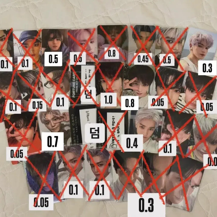 [BUNJANG] NCT 127 Taeyong Photocard Bundle Set / 가격내림 엔시티127 태용포카 일괄 처분 응원봉팝업티켓위시드림팬미나눔구해