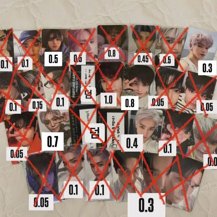 [BUNJANG] NCT 127 Taeyong Photocard Bundle Set / 가격내림 엔시티127 태용포카 일괄 처분 응원봉팝업티켓위시드림팬미나눔구해