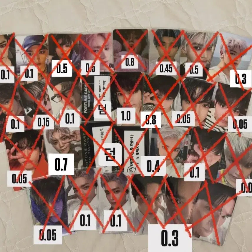 [BUNJANG] NCT 127 Taeyong Photocard Bundle Set / 가격내림 엔시티127 태용포카 일괄 처분 응원봉팝업티켓위시드림팬미나눔구해