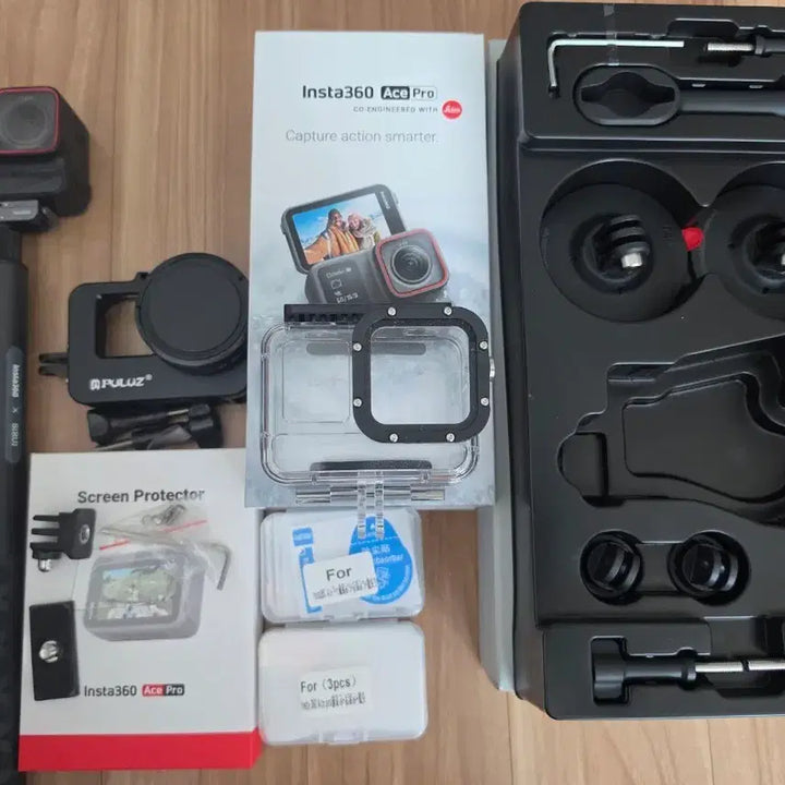 [BUNJANG] Insta360 Ace Pro Motorcycle Bundle Action Camera / 인스타360 ACE PRO 모터사이클번들 액션캠 풀박스 구성품