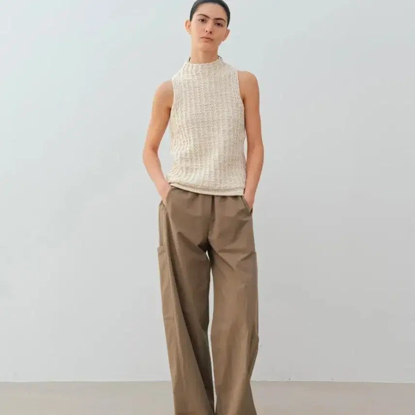 [BUNJANG] Moi a Patio Knit Top Ivory / 모이아 patio knit top (ivory)