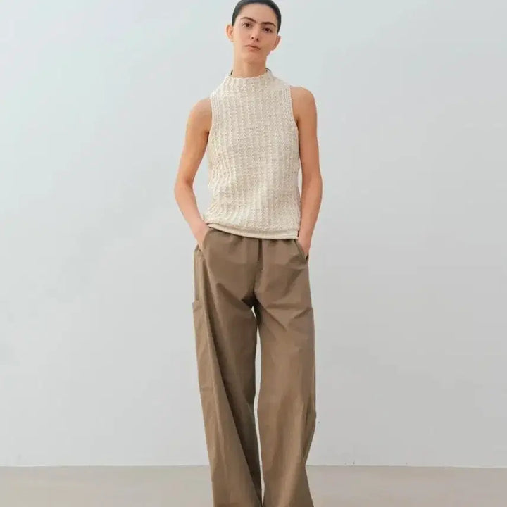 [BUNJANG] Moi a Patio Knit Top Ivory / 모이아 patio knit top (ivory)