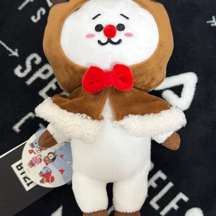[BUNJANG] BT21 RJ Rudolph Christmas Edition Plush / BT21 RJ 알제이 인형 루돌프 크리스마스 에디션