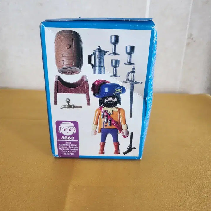 [BUNJANG] Playmobil 3863 Vintage Pirate Captain Figure (New, Unsealed) / 플레이모빌 3863 빈티지 해적 선장  새상품 미개봉 피규어 판매