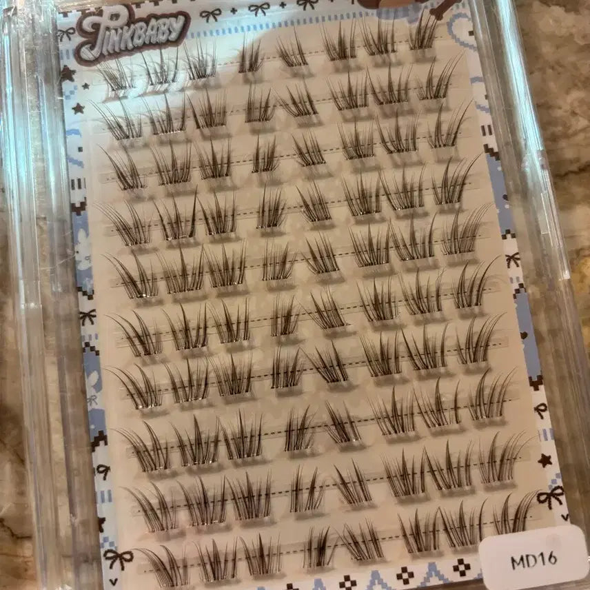[SOLD OUT] 노글루 네츄럴 가닥속눈썹 부분속눈썹 부분래쉬 셀프 연장