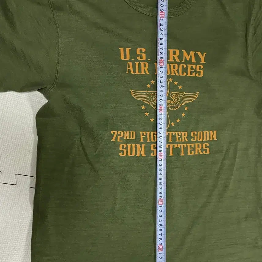 [BUNJANG] Buzz Rickson Slub Yarn T-Shirt 72nd Fighter / 버즈릭슨 BR79562 Slub Yarn T-Shirt 72nd Figh