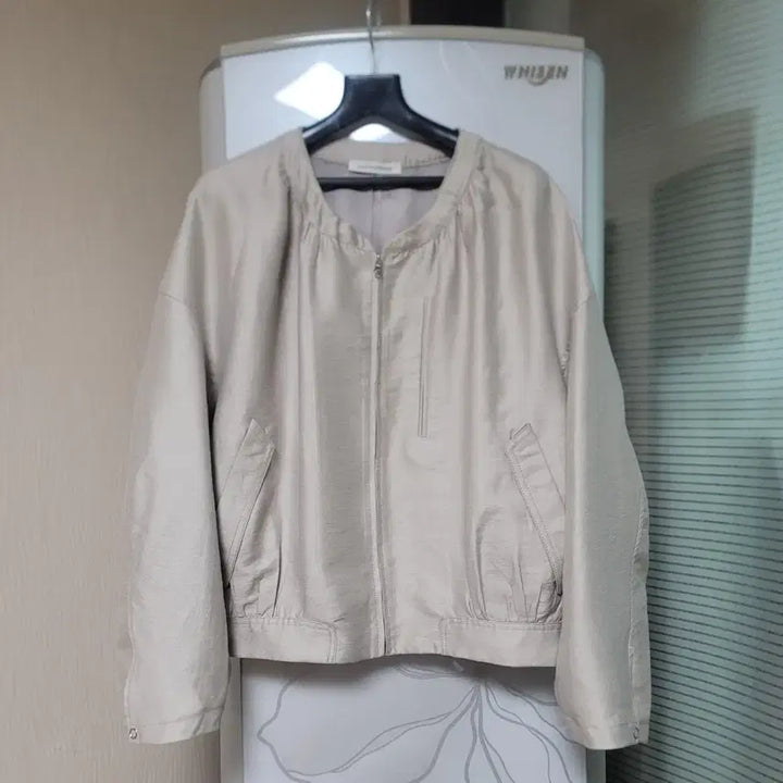 [BUNJANG] The Cashmere Linen Crop Jumper / 더캐시미어 린넨크롭점퍼