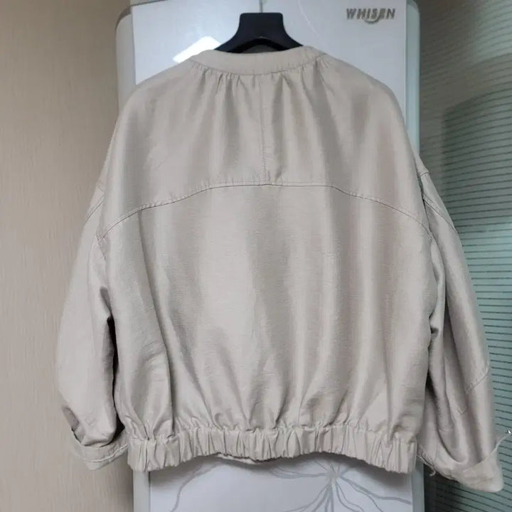 [BUNJANG] The Cashmere Linen Crop Jumper / 더캐시미어 린넨크롭점퍼