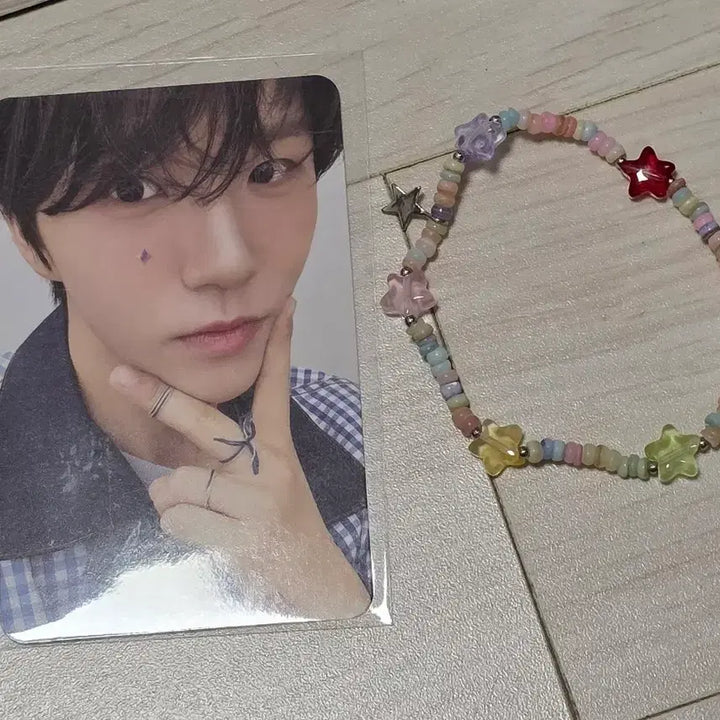 [BUNJANG] NCT WISH Jaehee Steady Beaded Bracelet with Photocard / 엔시티위시 nct wish 스테디 비즈팔찌 포카있음