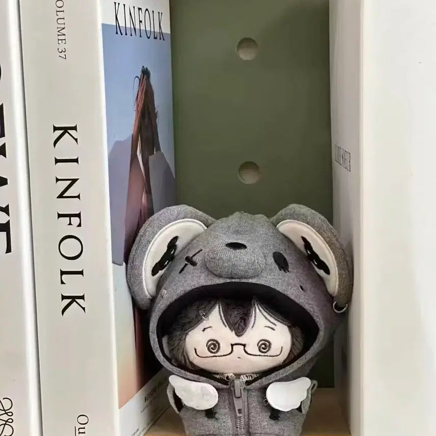 [BUNJANG] Handmade 10/20cm Punk Mouse Plushie Outfit / 핸드메이드 10/20cm 펑크 쥐 솜인형 의상 / 갈아입히기 옷