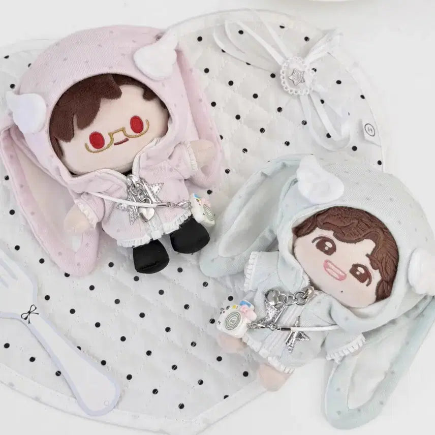 [BUNJANG] 10cm Doll Clothes Robe Angel Coat (2 Types) / 10cm인형옷 롭이어천사코트(2종)