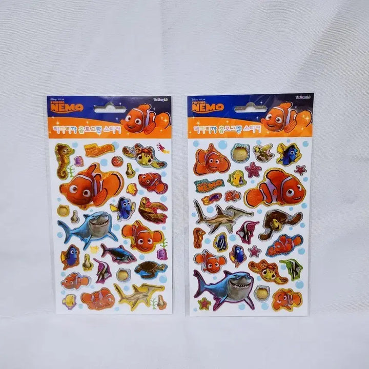 [BUNJANG] Disney Nemo Hologram Stickers (Set of 2) / (7월 세일)[고전문구] 디즈니 니모 홀로그램 스티커 2종