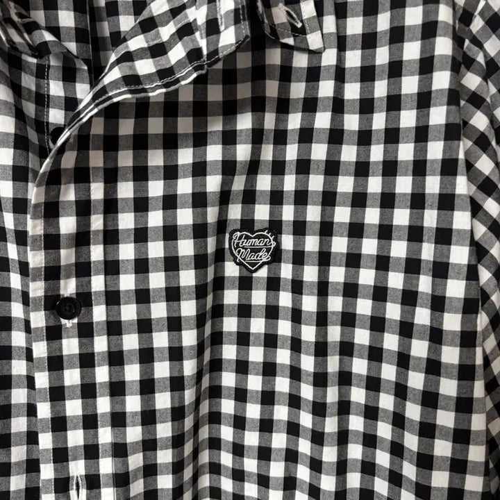 [SOLD OUT] 휴먼메이드 체크버튼 깅엄셔츠 L