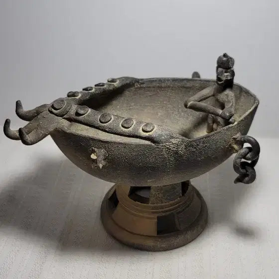 [BUNJANG] Koryo Dynasty Celadon Porcelain Boat-shaped E형토기 Reproduction / 이형토기(배모양토기)