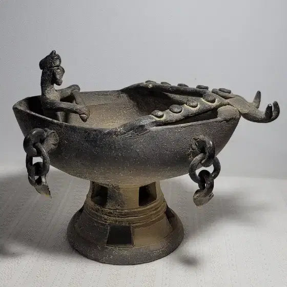 [BUNJANG] Koryo Dynasty Celadon Porcelain Boat-shaped E형토기 Reproduction / 이형토기(배모양토기)