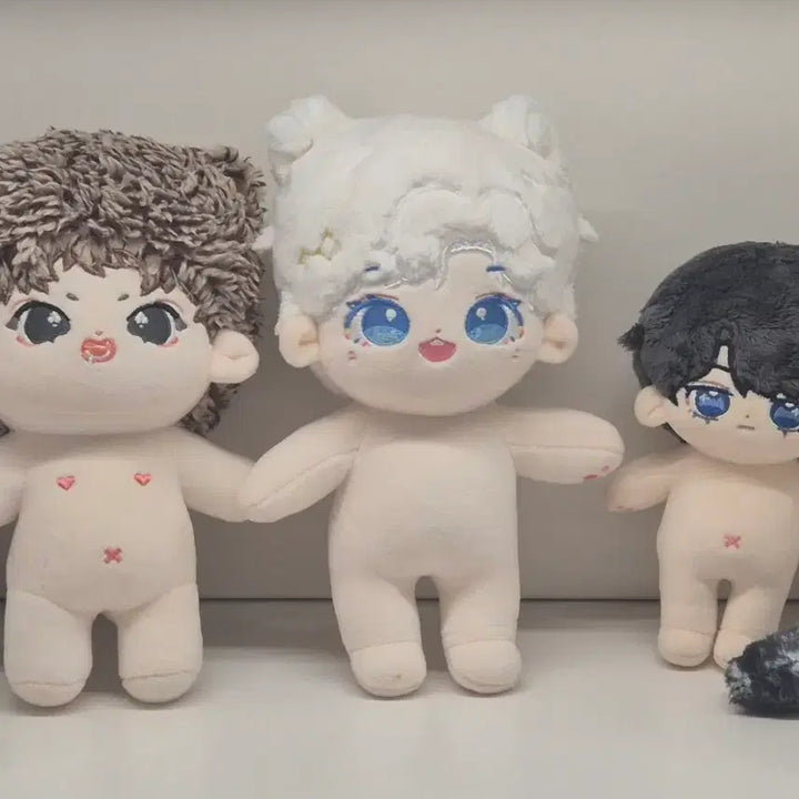 [BUNJANG] Unbranded Cotton Dolls Bundle Set (20cm Dongdong, Hedgehog, 15cm OreoWolf) / 무속성 솜인형 20,15cm 일괄판매!( 동동이, 고슴도치, 오레오울프)