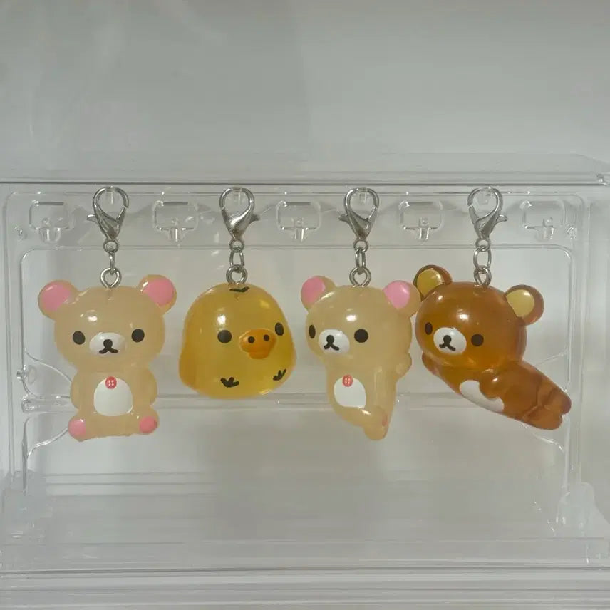 [BUNJANG] Rilakkuma Mejikko Keyring Set / 리락쿠마 메지루시 키링 세트 일괄