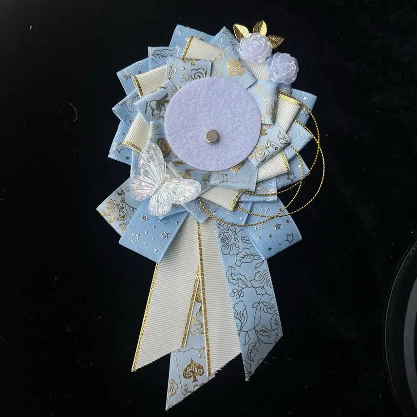 [BUNJANG] Handmade Glittering Badge Holder for Itabag Decoration (Fits 55-75mm Badges) / 핸드메이드 화려한 배지 홀더 / 이타백 장식 / 55~75mm 뱃지 전용