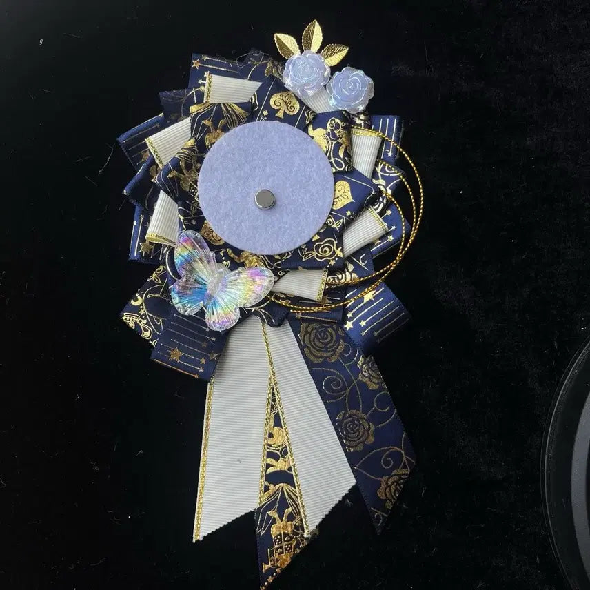 [BUNJANG] Handmade Glittering Badge Holder for Itabag Decoration (Fits 55-75mm Badges) / 핸드메이드 화려한 배지 홀더 / 이타백 장식 / 55~75mm 뱃지 전용