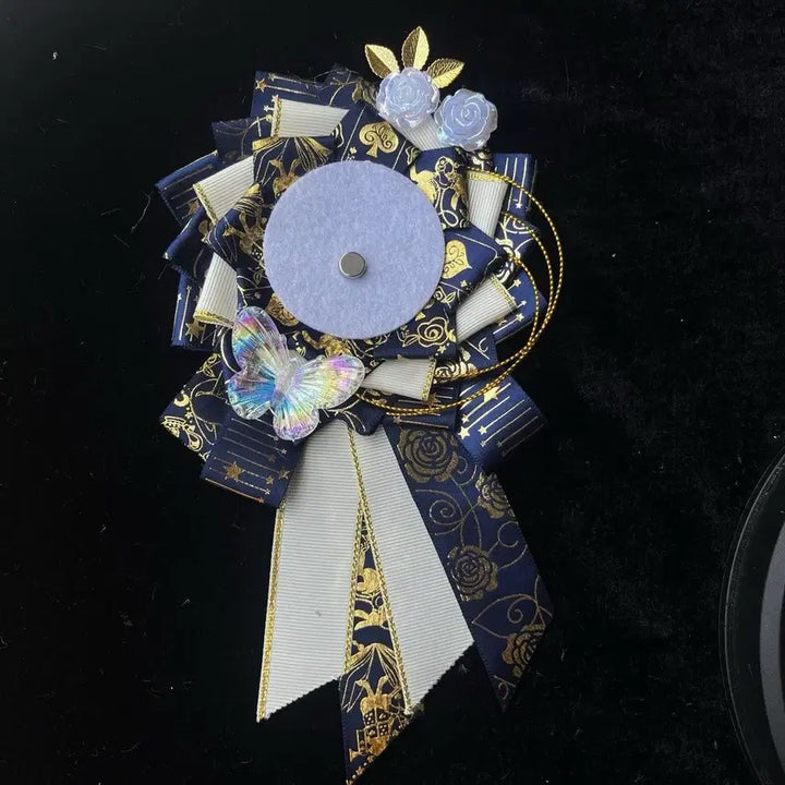 [BUNJANG] Handmade Glittering Badge Holder for Itabag Decoration (Fits 55-75mm Badges) / 핸드메이드 화려한 배지 홀더 / 이타백 장식 / 55~75mm 뱃지 전용