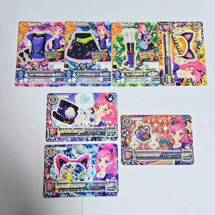 [BUNJANG] Aikatsu! Seira Set Trading Cards and Badge Bundle / 아이카츠 세이라 일판 카드일괄 아이엠스타 프레 악세 캔뱃지 특전 세라
