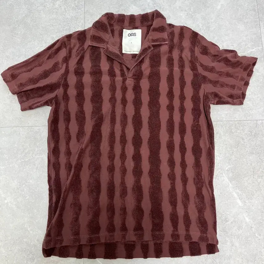 [SOLD OUT] OAS 오아스 토템 폴로 테리 셔츠 L