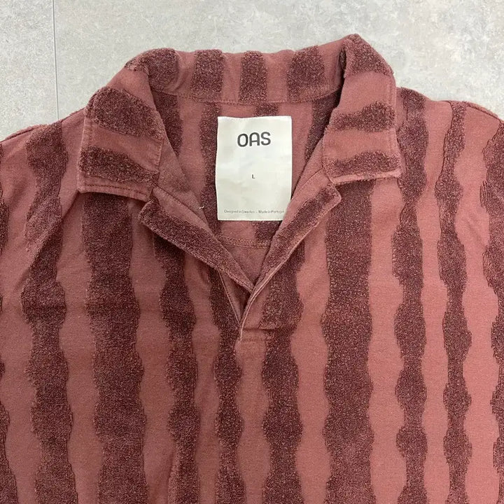 [SOLD OUT] OAS 오아스 토템 폴로 테리 셔츠 L