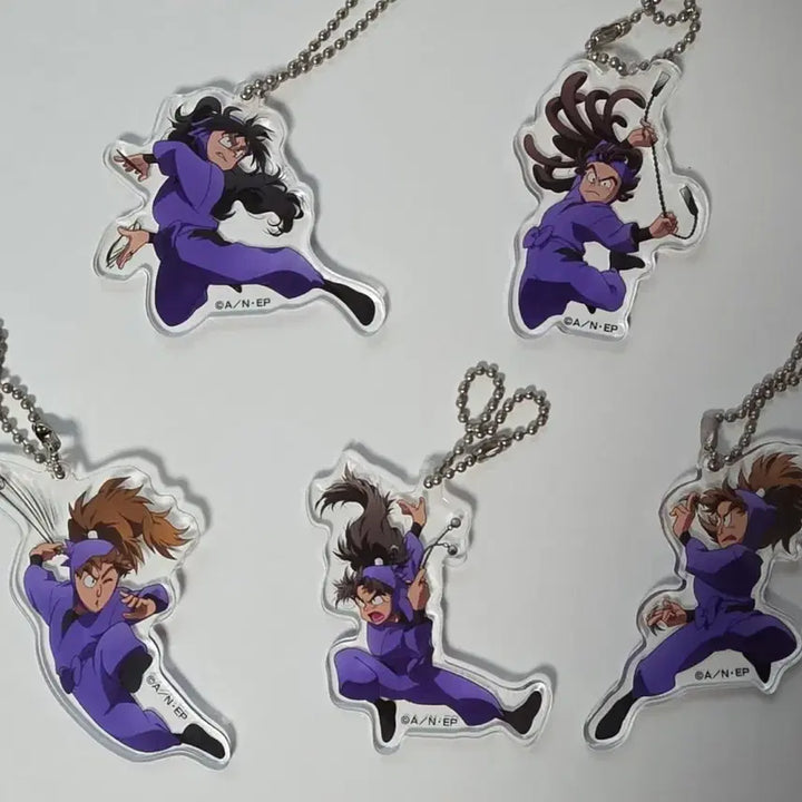 [BUNJANG] Nintama 5th Year vs 6th Year Acrylic Keychains / 닌타마 아크릴키링 5학년 vs 6학년 5닌 판매