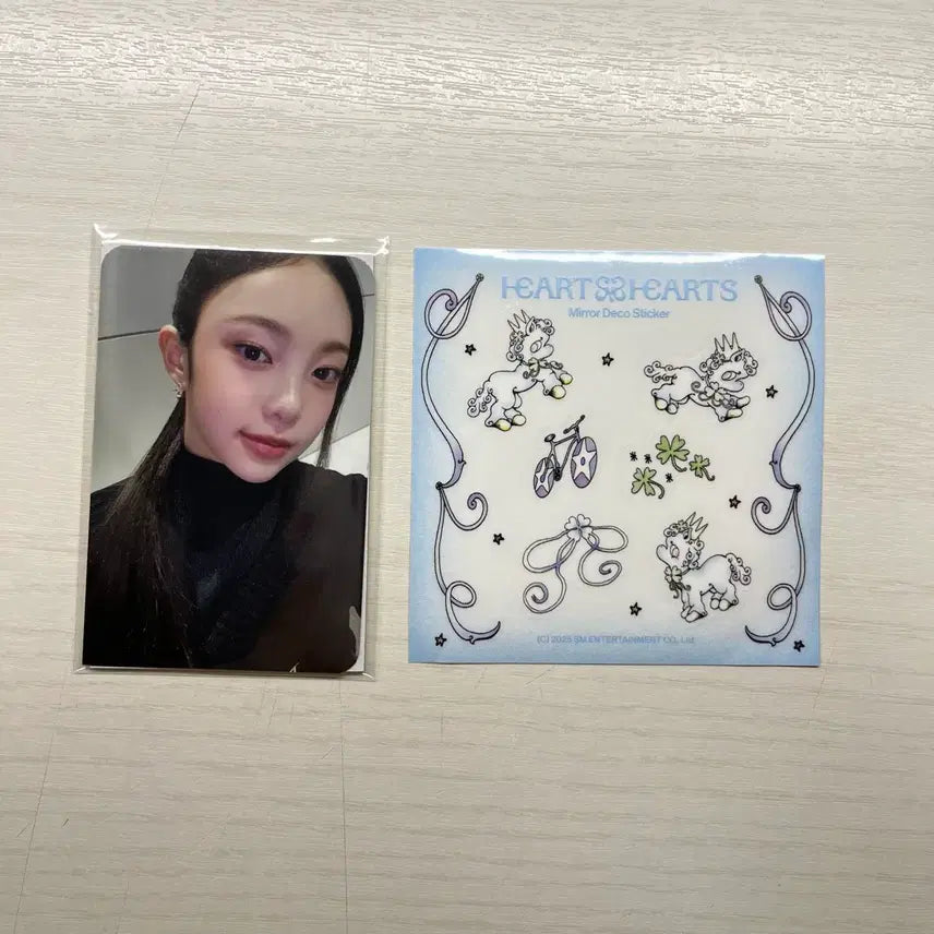 [BUNJANG] Hatsu to Hearts Poharts Club Scrunchie, Hand Mirror, Bundle Set Ian / 하츠투하츠 포하츠클럽 스크런치, 손거울 일괄 이안