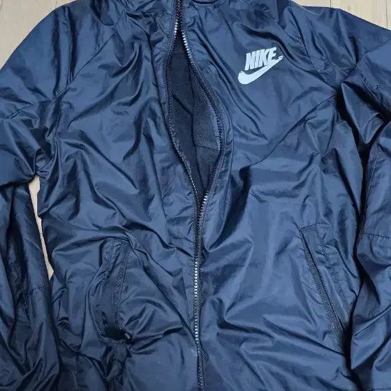 [BUNJANG] Nike Fleece Windbreaker XL Black / 나이키 후리스 바람막이 XL 블랙