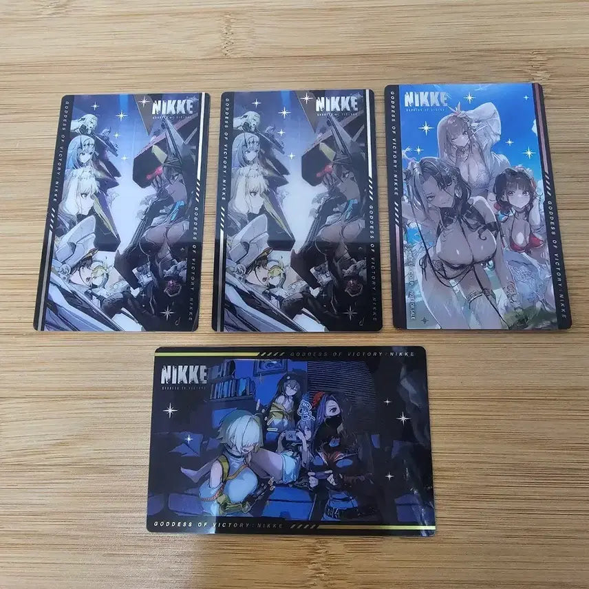 [BUNJANG] Nikke Area Defense Pop-up Limited Edition Metallic Card Set / 니케 에리어방어전 팝업 한정판 메탈릭카드 세트