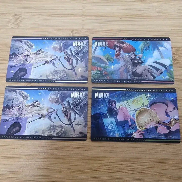 [BUNJANG] Nikke Area Defense Pop-up Limited Edition Metallic Card Set / 니케 에리어방어전 팝업 한정판 메탈릭카드 세트