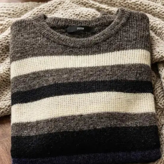 [BUNJANG] System Stripe Knit Size 100 / 시스템 스트라이프 니트 100