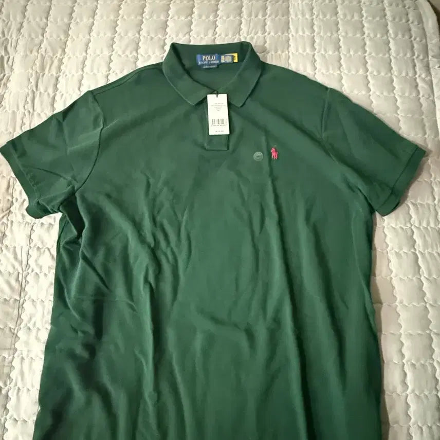 [BUNJANG] Polo Ralph Lauren Half-Sleeve Polo Shirt Deep Green / 폴로 랄프로렌 반팔 카라티 딥그린