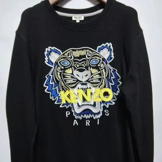 [BUNJANG] Kenzo Tiger Embroidery Sweatshirt Black M / 겐조 타이거 자수 맨투맨 블랙 M