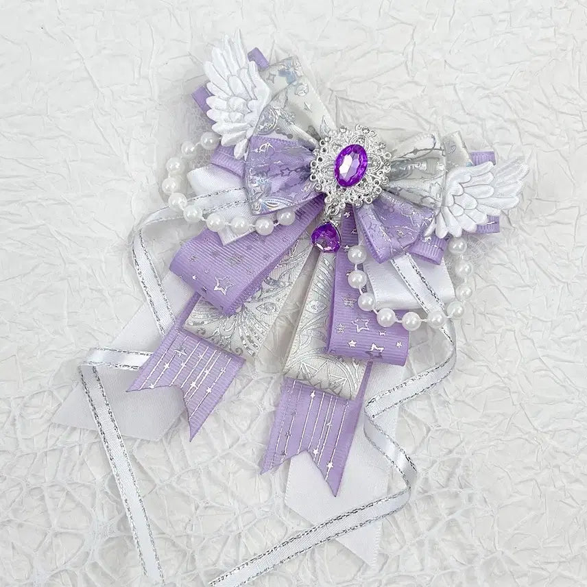 [BUNJANG] Angel Wings Cheer Rod / Ribbon Fan / Clabong Hair Accessory / 6컬러 천사날개 응원봉 / 리본 응원부채 / 클라봉 헤어장식