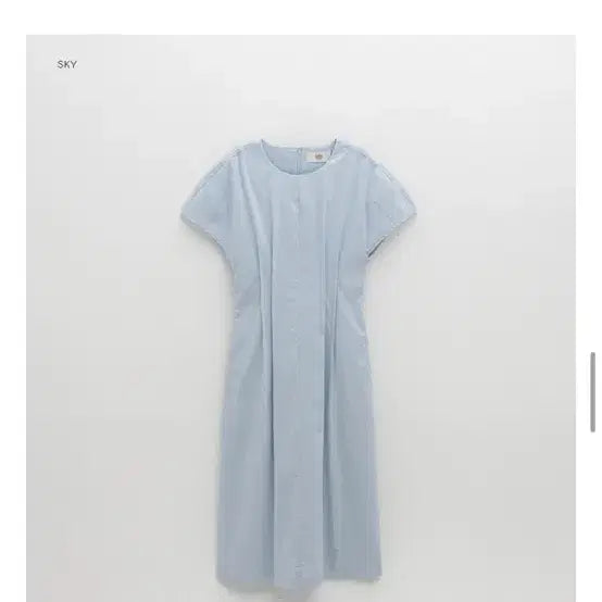 [BUNJANG] Nine Atelier Sky Blue Dress M / 나인아뜰리에 스카이블루원피스m