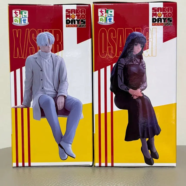 [BUNJANG] Sega Sakamoto Days Chokonose Figure X-Saber &amp; Osaragi Bundle Set (Sealed) / (미개봉 세트) 세가 사카모토 데이즈 쵸코노세 피규어 X슬러 오사라기