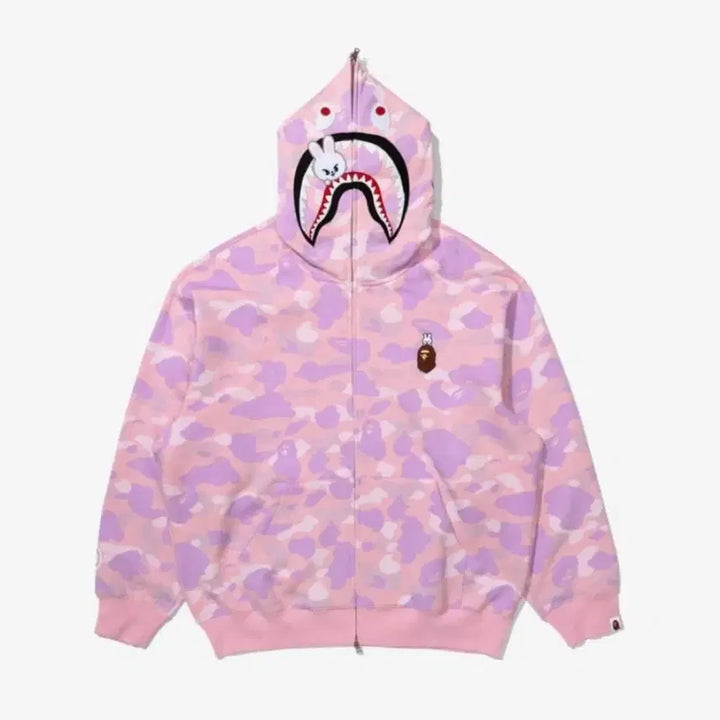 [BUNJANG] BAPE Stray Kids Collaboration Lee Know Hooded Zip-Up Sweatshirt / 베이프 스트레이키즈 콜라보 리노 후드집업