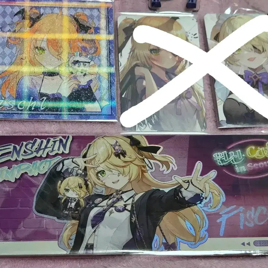 [BUNJANG] Genshin Impact Fischl Merchandise Bundle Set / 원신 피슬 굿즈 일괄