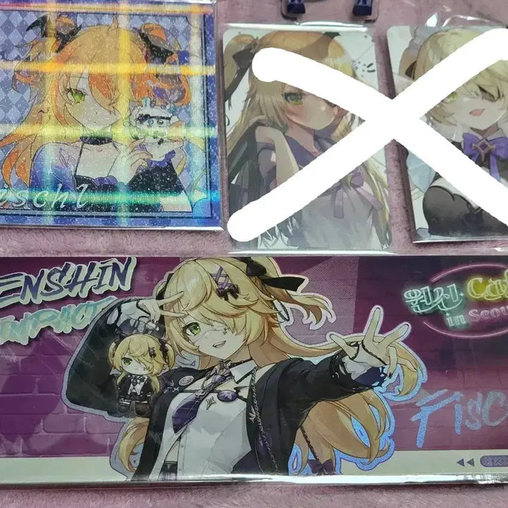 [BUNJANG] Genshin Impact Fischl Merchandise Bundle Set / 원신 피슬 굿즈 일괄